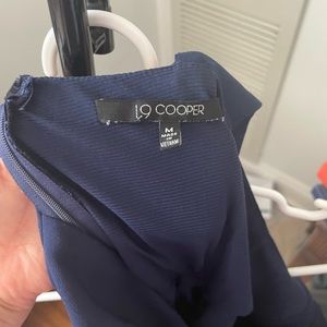 19 Cooper Mini Dark Blue Slitted Dress